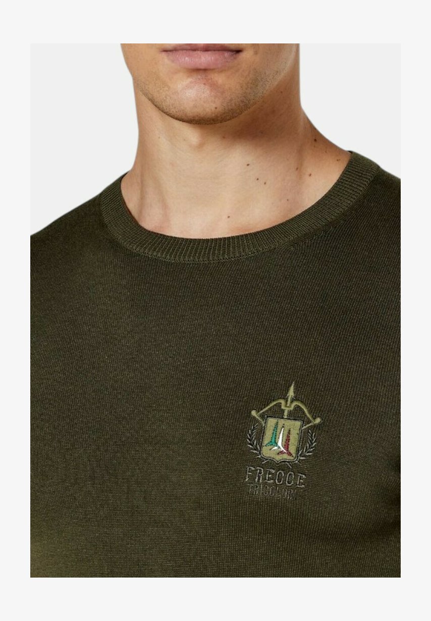 Maglione Uomo COOFANDY Henley A Maniche Lunghe - Maglia Fine Con Bottoni, Casual, Verde Militare, Taglia M