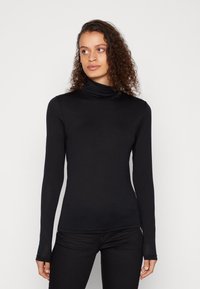 Gestuz - SIVIDAGZ ROLLNECK  - Pulover - black Imagine miniatură 1