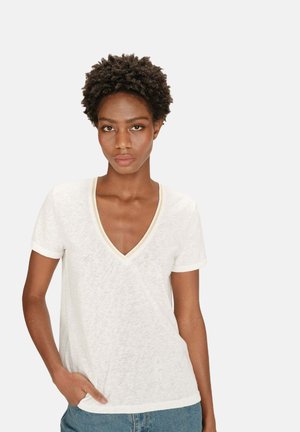 ENCOLURE EN TIM - T-shirt basique - ivoire