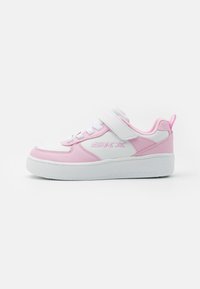 Skechers SPORT COURT 92 - Sneakers laag - white/pink