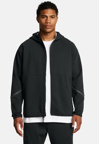 Under Armour - Zip-up sweatshirt - black Thumbnail Image 1