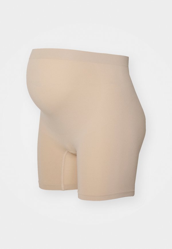 MATERNITY SEAMLESS BIKER - Pants - beige