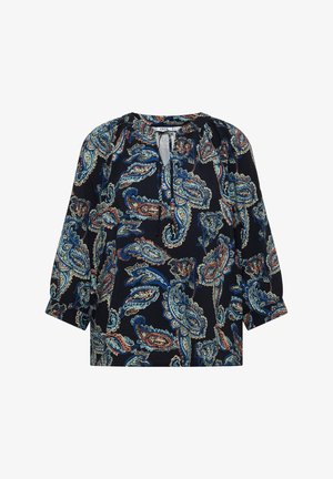 Cecil, 3/4-SLEEVE TUNIC WITH SPLIT NECK AND PRINT - Camicetta - universal blue
