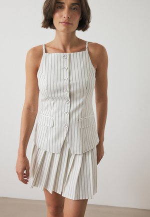Falda acampanada - cream black