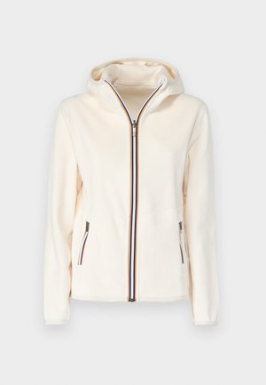K-Way DOUBLE - Felpa con zip - white