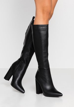 High Heel Stiefel - black