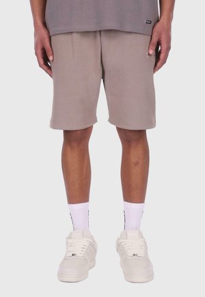 HEAVY EMBO - Tracksuit bottoms - simply taupe
