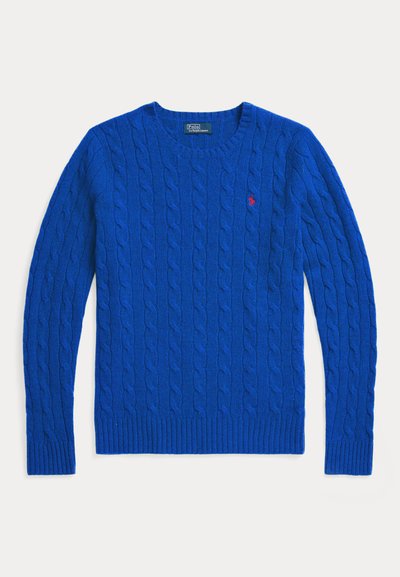 Polo Ralph Lauren CABLE KNIT WOOL CASHMERE JUMPER - Pulover - heritage royal