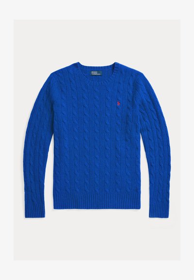 Polo Ralph Lauren CABLE KNIT WOOL CASHMERE JUMPER - Strikkegenser - heritage royal