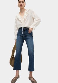 Marks & Spencer SLIM - Jean flare - medium indigo