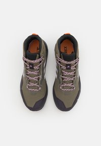 Adidas Terrex AX4 MID GORE-TEX® HIKING - Turistiniai batai - olive strata/silver dawn/preloved fig