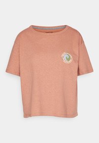 UNITY FITZ EASY CUT RESPONSIBILI-TEE - T-shirts med print - sienna clay
