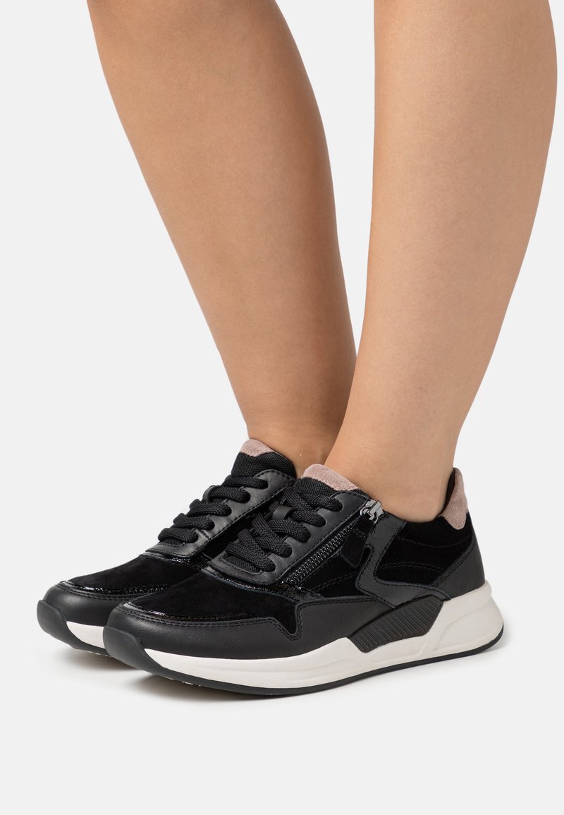 Gabor Comfort Sneakers laag black/dark rose/zwart Zalando.nl