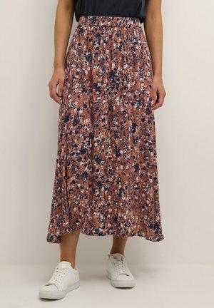 KASIMMA - A-line skirt - russet petit fleur