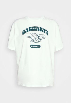WILDCAT  - Printtipaita - white
