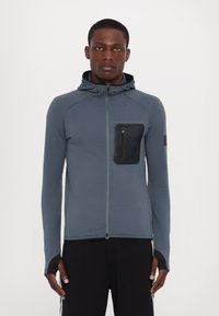 EA7 Emporio Armani - Zip-up sweatshirt - dark slate Thumbnail Image 1