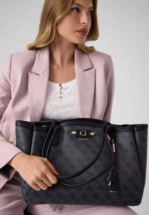 Guess, GUESS CABAS LINDSEY COAL LOGO - Kabelka - coal logo