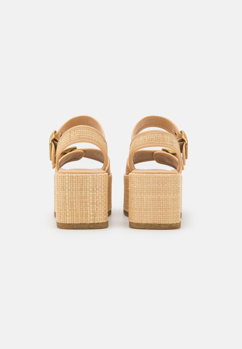Damen Sneaker | Coach Plateausandalette natural/beige - AA91969 Damen Sneaker | Coach Plateausandalette natural/beige - AA91969