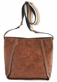 REGULAR FIT - Olkalaukku - tan brown