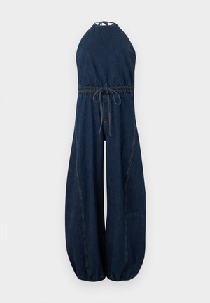 Abercrombie & Fitch, TIE WAIST - Combinaison - dark blue denim