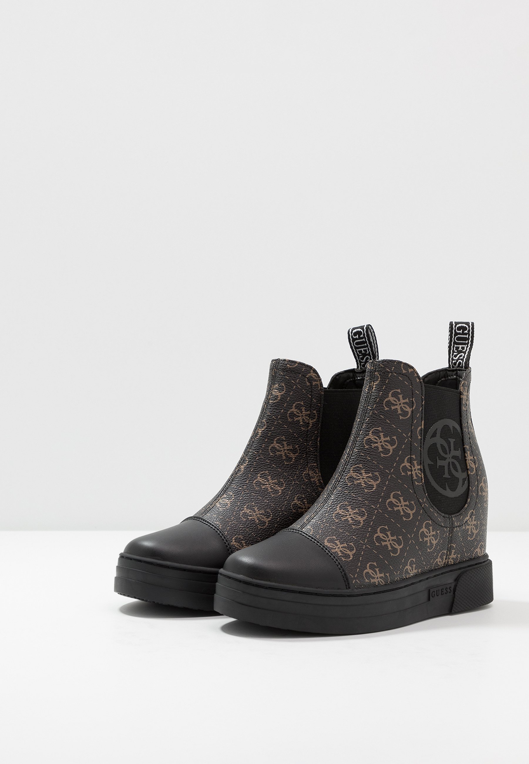 FRENZE Ankelboots brownocra FRENZE Ankelboots brownocra