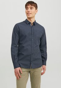 Jack & Jones JJEREMY DETAIL - Kauluspaita - navy blazer