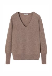 Pulover - beige melange