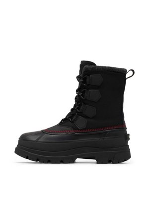 Sorel CARIBOU HORIZON GTX - Bottines à lacets - black/bright red