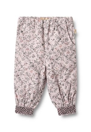 SARA - Pantalon classique - lilac checked flowers