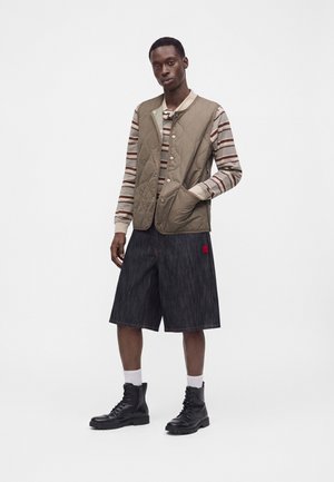 TAION, MILITARY CREW NECK UNISEX - Жилетка - khaki