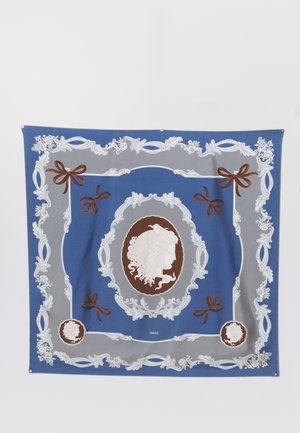 Versace FOULARD BIO MEDUSA CAMEO  - Foulard - stone blue/metal dark grey