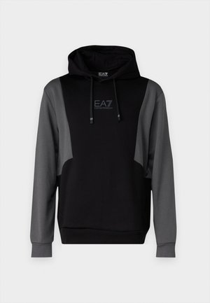 EA7 Emporio Armani FELPA - Felpa con cappuccio - black