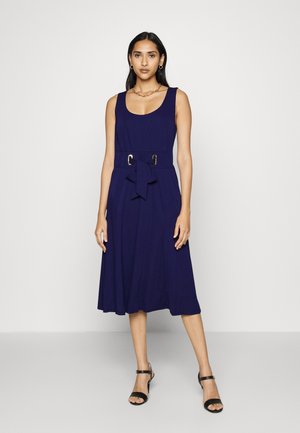 Lauren Ralph Lauren NELLINA DAY DRESS - Φόρεμα από ζέρσεϊ - refined navy