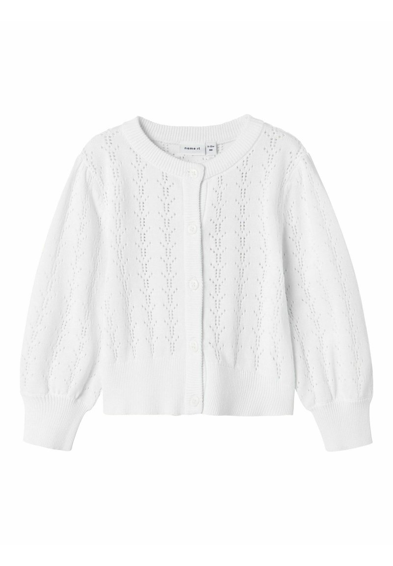 Name it - Chaqueta de punto - bright white, Ampliar