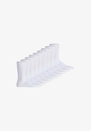 Hudson UNISEX 9ER PACK - EASY KOMFORTBUND EINFARBIG   - Chaussettes - weiß