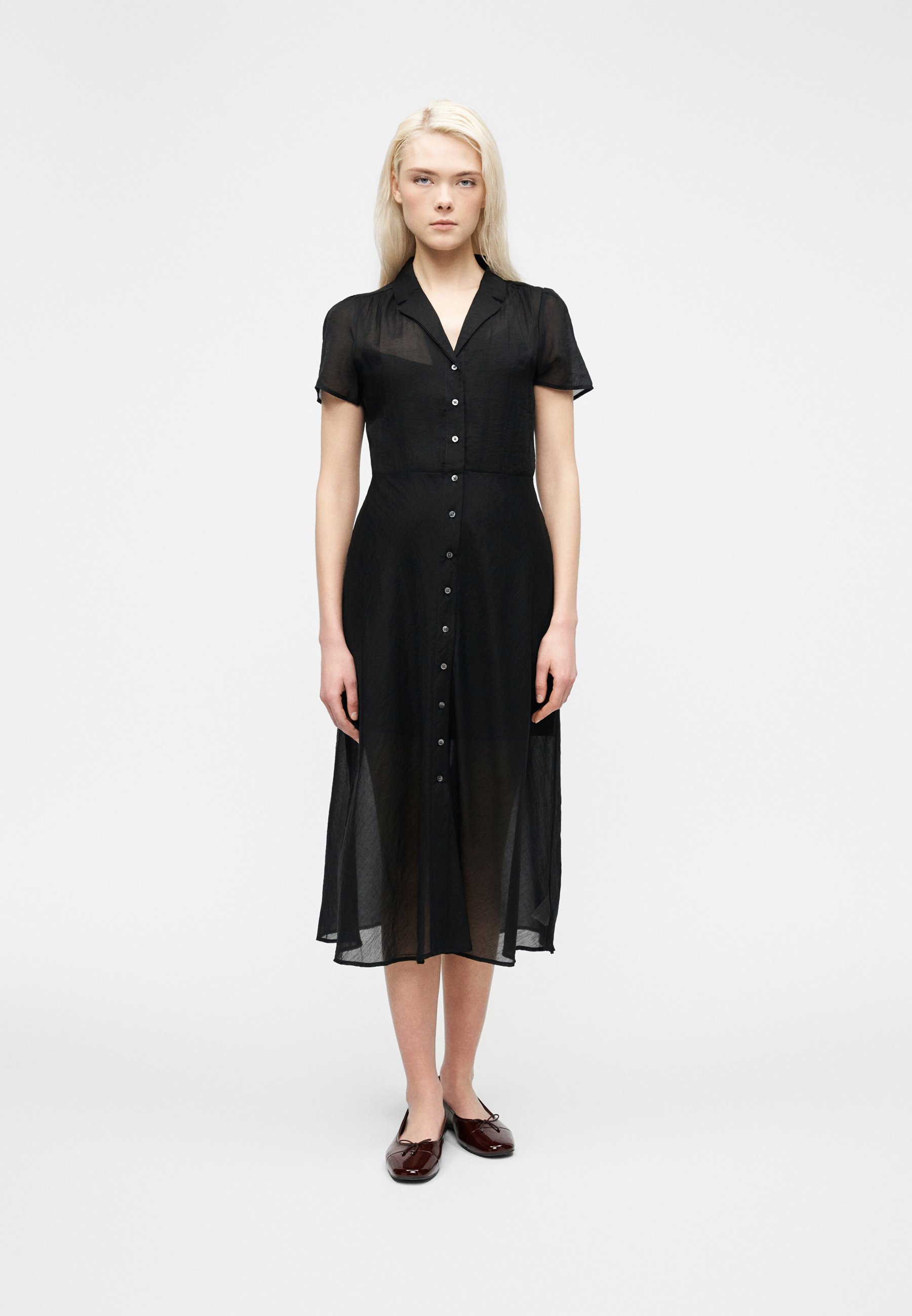 Monoprix SMOCKÉE SANS MANCHES EN - Robe de jour - kaki/vert foncé