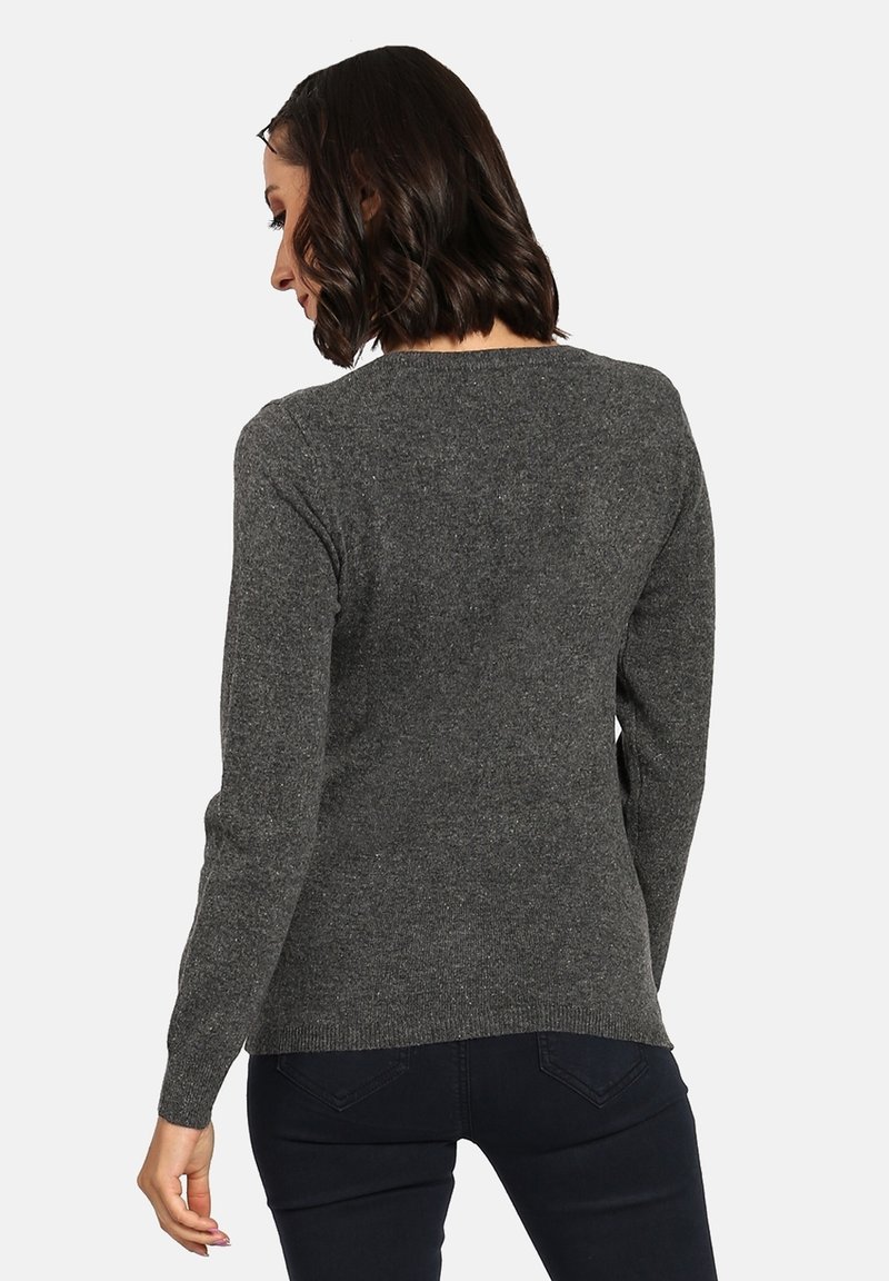 Damen Strickjacken | William De Faye OVERSIZED Strickpullover grey/grau - GW85928 Damen Strickjacken | William De Faye OVERSIZED Strickpullover grey/grau - GW85928
