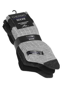 Cotton Prime 3 PACK PAAR - Calze - schwarz grau anthrazit