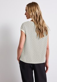 Street One T-shirt med print - weiß