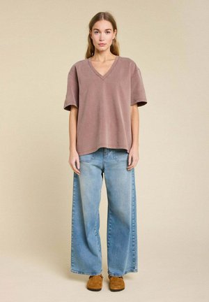 T-shirt basique - brown