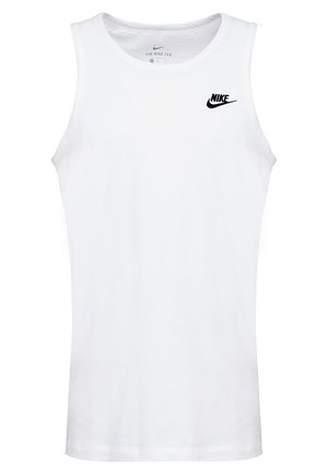 Nike Sportswear CLUB TANK - Top - white/black