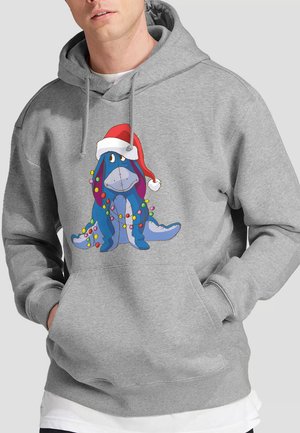WINNIE THE POOH CHRISTMAS LIGHT ENTANGLED EEYORE - Kapuzenpullover - mottled light grey