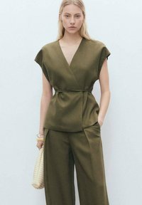 Mango - FERRARO - Blouse - khaki Thumbnail Image 1