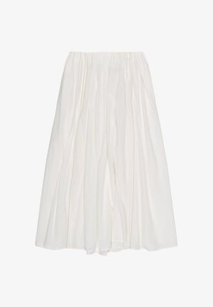 BIMBA Y LOLA, BIMBA Y LOLA FALDA FRUNCIDA CON VOLUMEN ALGODÓN BLANCA - Maxirok - blanco