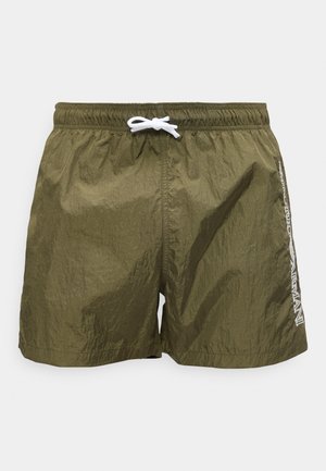 EMBRIODERY LOGO BOXER - Μαγιό σορτς - olive