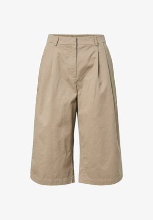 Pieces, SHORTS PCPAM HW BERMUDA - Shorts - greige