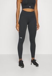 Under Armour - TRAIN SEAMLESS LEGGING - Trikoot - black/white Pienoiskuva 1