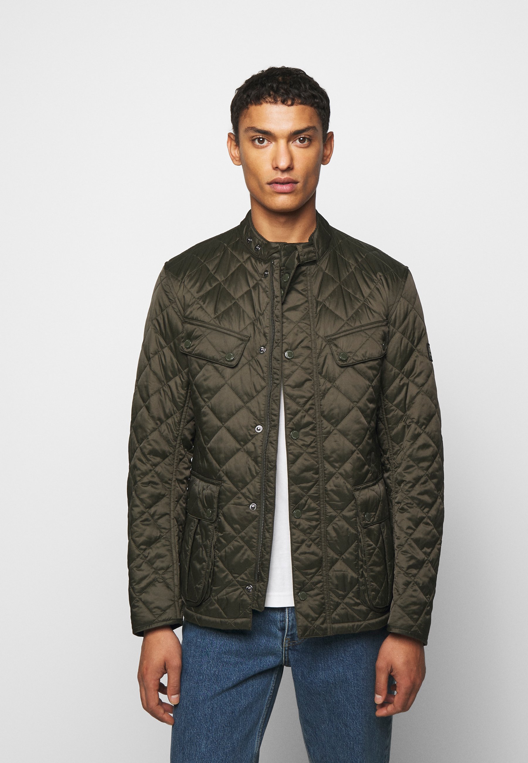 barbour pod quilted jacket