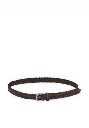 Pletený pásek - espresso