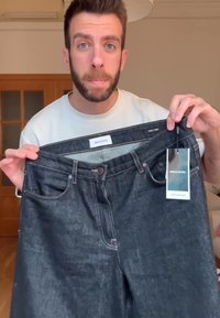 Jack & Jones JJIDAVE JJCLASSIC - Baggy jeans - blue denim